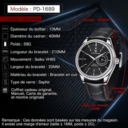 Montre homme Pagani design PD-1689